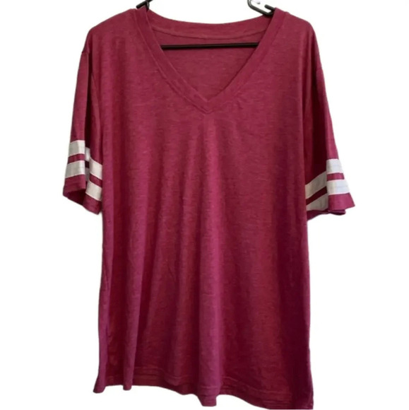 Pink Football style tee - Picture 1 of 5